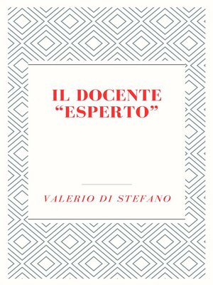 cover image of Il docente esperto